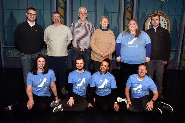 The production team behind the Gateway Theatre Group 2023 pantomime, 'Cinderella'. The group are also celebrating their 40th panto anniversary. PT01-224.