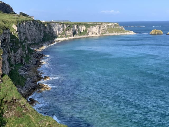 First erected by salmon fishermen in 1755, the famous rope bridge is suspended almost 100ft above the Atlantic Ocean, and crosses a 20-metre-wide chasm connecting to the rocky island of Carrick-a-Rede.. Quang Lo shared this great image of one of his favourite views taken by the bridge.