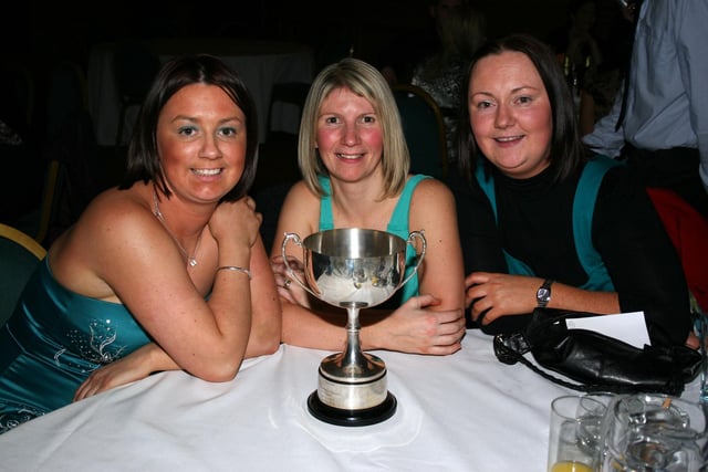 Aisling McCrory and friends at the Clann Eireann dinner in 2007.