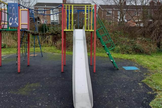 The playground is among 12 under threat of closure by council due to maintenance costs. Pic supplied by Windsor Residents’ Association
