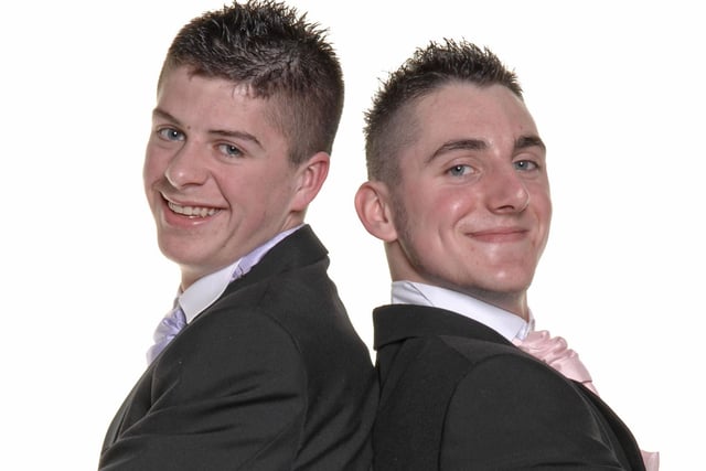 Michael and Kevin, who were pictured at Our Lady of Lourdes Formal back in 2008.