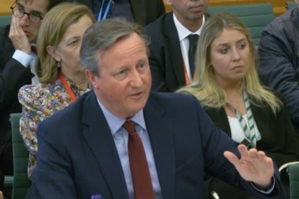 Foreign Secretary Lord Cameron said the treaty relating to Gibraltar is different from the NI Protocol. He said: “This is a treaty which if you don’t like it, it has termination clauses – you can leave it”.