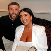 Steven McCullough and Andee Officer pictured at thre Portadown FC end of season dinner. PT19-222.