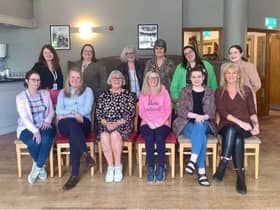 Pictured are those who attended a Mums at Work Network get together in Irvinestown. The Mums at Work Network has received a £9,900 grant from The National Lottery Community Fund to support women who have been impacted by the pandemic and the rising cost of living.