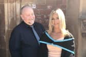 Kirby Mercer and her late dad Gary. Picture: family image