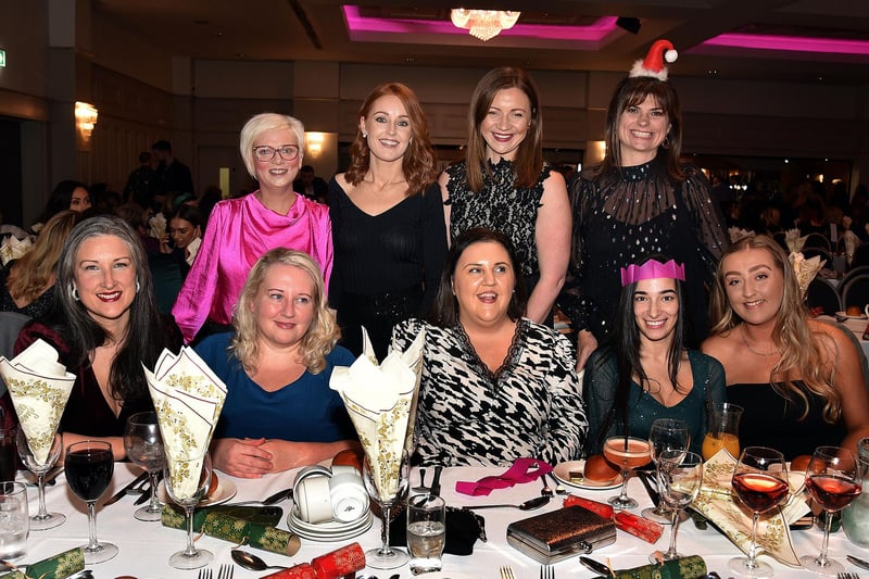 Craigavon Area Hospital, ICU staff pictured enjoying their night out at the Seagoe Hotel Christmas party night on Saturday, December 9. PT51-220.