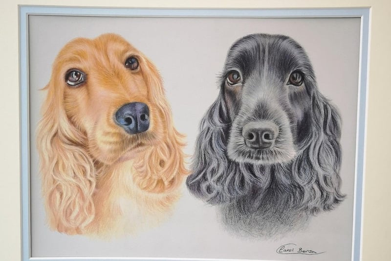 Carol Benson is a Northern Ireland based artist who crafts bespoke pencil pet portraits. 
Working with high quality pencils, Carol Benson Art will provide you with a pet portrait that will last a lifetime, based on an image of your dad’s favourite furry friend. 
For more information, go to carolbensonart.com