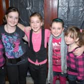 The Pink Tribute group pictured at Larne's Got Talent in First Larne Presbyterian Church Halls.