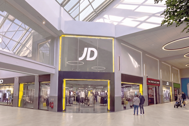 A CGI of the proposed new 12,300 sq. ft JD Sports store at Fairhill Shopping Centre.
