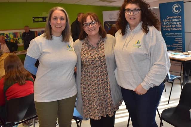 Karen Ryan, Nicola Parker and Vivien Scott at the launch of the Support Group
