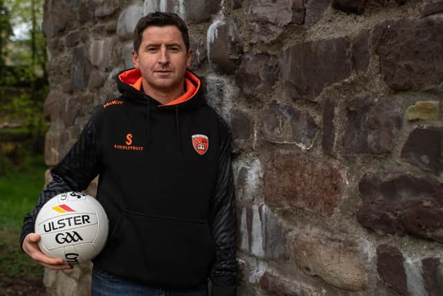 Armagh coach Conleith Gilligan pictured at the Ulster Final media event. Pic: Ulster GAA