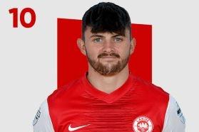 Forward Lee Bonis made a big-money move to Inver Park from Portadown in the January 2022 transfer window. The prolific striker weighed in with some big goals in this season's title-winning campaign.