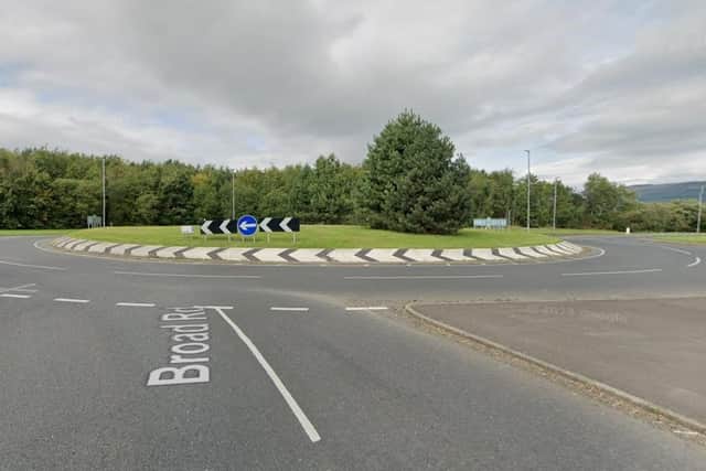 At this month’s Environmental Services Committee meeting Sinn Féin Councillor Brenda Chivers proposed council work with the Department for Infrastructure (DfI) to upgrade the roundabout to a landscape feature and to maintain the grass after completion. CREDIT GOOGLE
