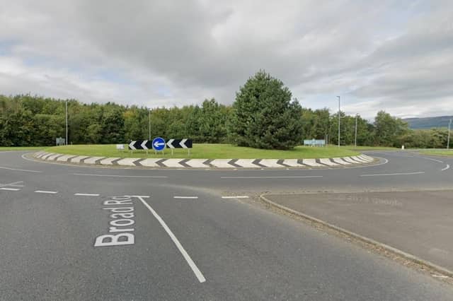 At this month’s Environmental Services Committee meeting Sinn Féin Councillor Brenda Chivers proposed council work with the Department for Infrastructure (DfI) to upgrade the roundabout to a landscape feature and to maintain the grass after completion. CREDIT GOOGLE