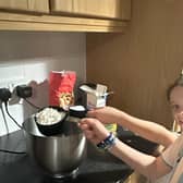 Leo (11) and Evie (8) McKeowen came up with an innovative idea to raise funds for the Friends of Cancer Centre. They decided to bake buns and traybakes and sell them off for donations, which to date have totalled almost £800. CREDIT AK