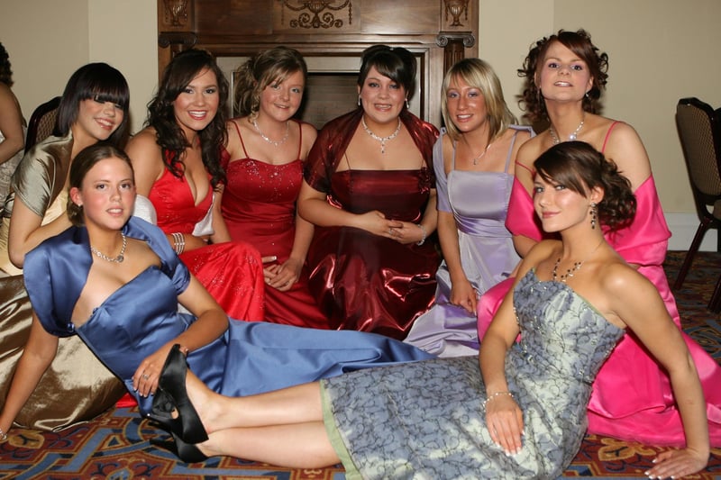 Pictured at the Culloden Hotel for Ulidia Integrated College formal in 2007 was this glamorous group. Ct15-035tc