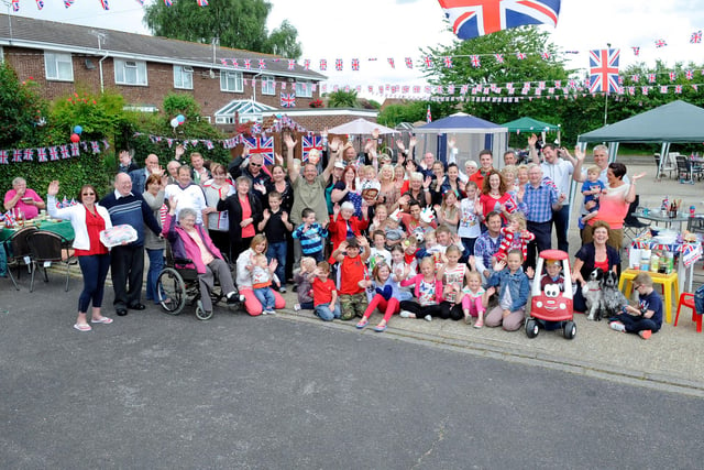 Her Majesty The Queen's Diamond Jubilee Street party in Brookside Close Denmead 
Picture: Malcolm Wells (121947-6625)