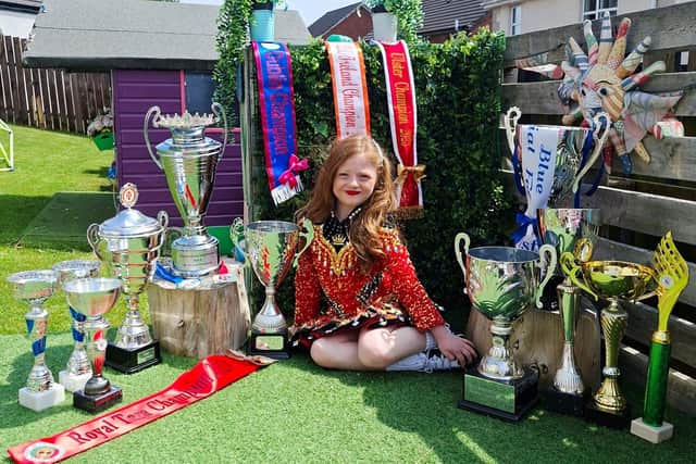 Six-year-old Amelia Murphy from Larne. Photo: Pamela Doherty