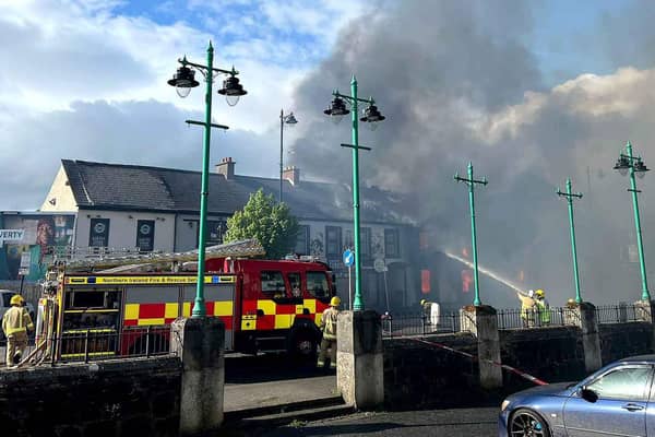 There has been praise for the firefighters who tackled the blaze in Limavady on Thursday, May 30. Picture Chris Arthur/McAuley Multimedia