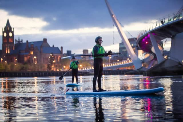 Stand-up Paddle Boarding (SUP) with Far & Wild Adventure Ireland, Derry~Londonderry