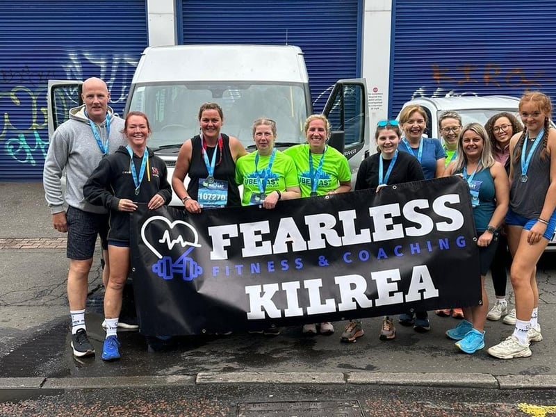 Fearless Fitness Kilrea ran for Hope 4 life NI