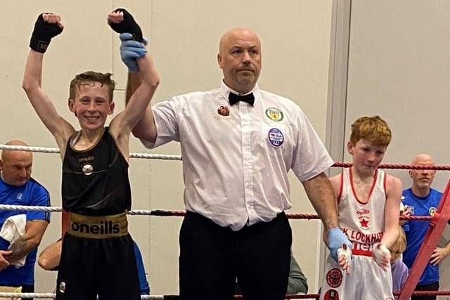 Joseph McParland, Box Cup Boy 2 32kg Champion.