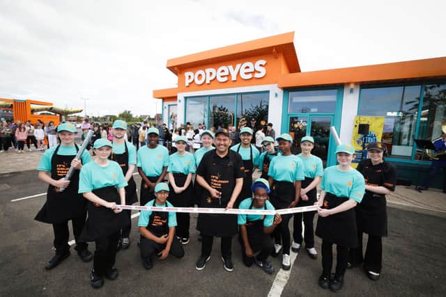 Popeyes® has opened its second Northern Ireland location at The Junction, Antrim. Picture: Kelvin Boyes / Press Eye