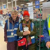 In collaboration with Tesco, Vineyard Compassion extended its impact through volunteers giving their time to collect donations at Tesco stores in Coleraine and Portstewart. Credit Vineyard Compassion