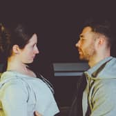 Ballymoney actor Warren McCook with Sharon Duffy in Bruiser Theatre Company's 'Wasted'. Credit Bruiser Theatre Company