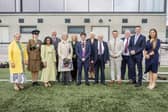 Council delegation and dignitaries with HRH The Duchess of Gloucester