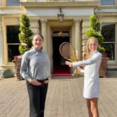 Galgorm Collection has announced its support for local tennis ace, Emma Mezei. Pictured with Emma is Georgie Briota, Business Development Manager at Galgorm Collection.