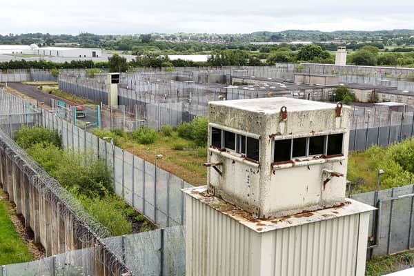 How listed buildings at the former Maze prison near Lisburn should be used has been a sticking point for the redevelopment of the site, amid concerns about it becoming a 'shrine' to IRA terrorism. The DUP has told the News Letter its 'principled' objections have not changed. Photo: Niall Carson/PA Wire