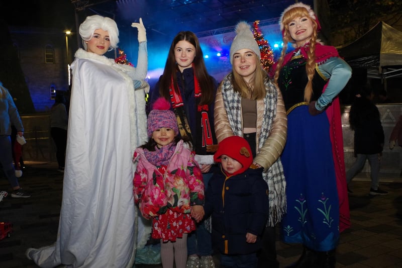 Pictured at the Dungannon Christmas Lights Switch On event on Saturday night.