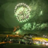 The spectacular fireworks display at the Council’s Cookstown Halloween event at MUSA on Saturday evening.