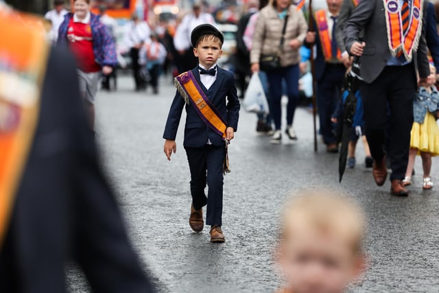 This young marcher was smartly turned out for the Twelfth in Lurgan.