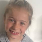 Scarlett Rossborough (8) passed away following a collision in the High Street area of Carrick on August 9. (Family issued photo, contributed by PSNI).