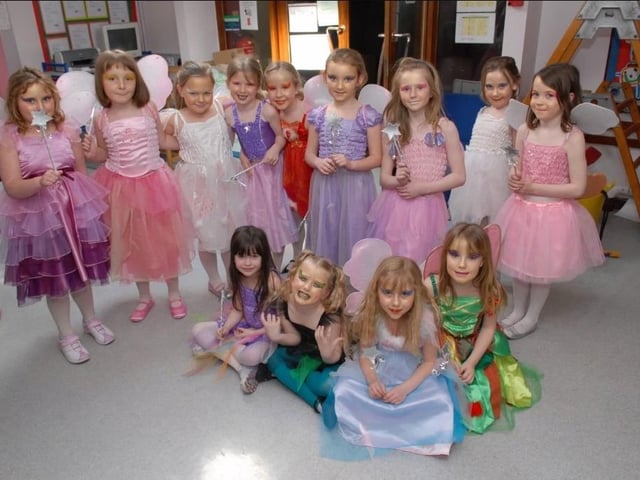 Taking part in the Olderfleet Primary School Easter production of 2007.