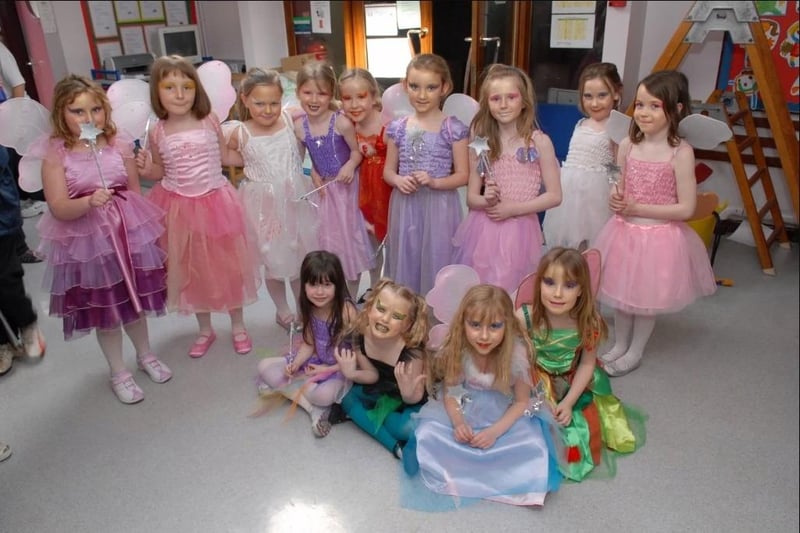 Taking part in the Olderfleet Primary School Easter production of 2007.