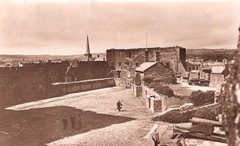 Air Raid shelters, Carrickfergus Castle.  The Larne ARP Group was established in 1937, encompassing the area of Larne, Carrickfergus and Whitehead (approximately 40,000 people). It was the first to be established in Ulster. The castle was fitted out to provide air raid shelters. In total, eight rooms were converted, with room for 50 people in each. The Ministry of Public Security said they were ‘the safest [shelters] in Northern Ireland’. The council erected a further eight shelters around the town and the gas works even had its own shelter.