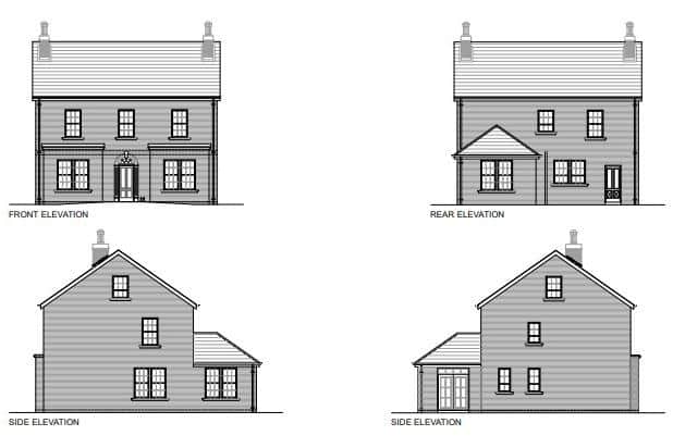One of the approved designs for the new dwellings. Image: ABC planning portal