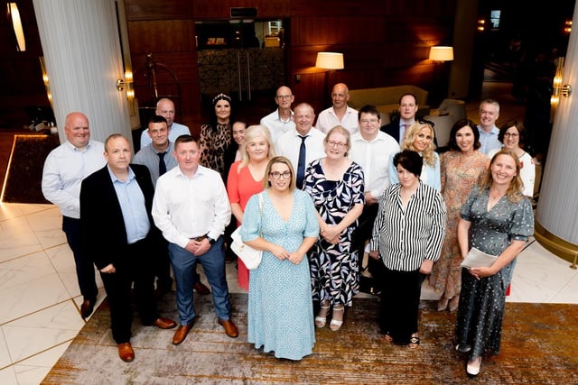 Moy Park employees who celebrated 25 years of service at company’s Long Service Celebration event