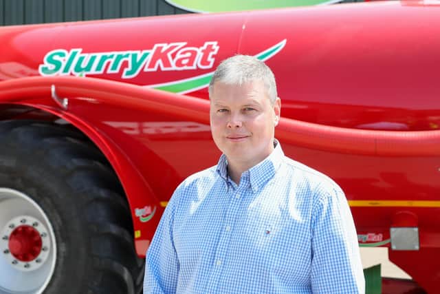 Craigavon firm SlurryKat CEO Garth Cairns. The firm announced a multi-million pound investment this week on its 15th anniversary.