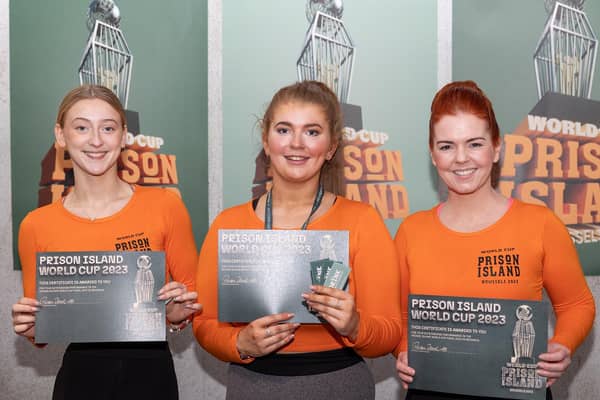 'Jailbreaking trio' Seanín Ward, Megan Magill and Lillie-May Ruddy were ranked a commendable 11th in the Prison Island World Cup.