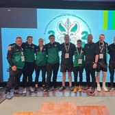 The Northern Ireland Powerlifting Team who took part in the Commonwealth Games in New Zealand.