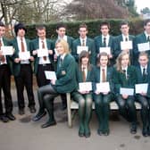 Pupils from Friends' School who obtained Bronze certificates in the Senior Maths Challenge in 2007