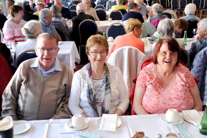 Kenneth and Lavinia Mills from Ballyclare, and Carol Thompson from Glenarm.