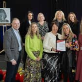 The Beauty Therapy team was highly commended. Team members include Caitlin Lynn, Elaine Patterson Barr, Leanne Clydesdale, Sharon Eatwell, Amanda Black, Marlene Robinson, Alison Jackson, Kelly Allen, Rachel Evans, Margaret Hall, Kirsty Gracey and Charlene Balmer.