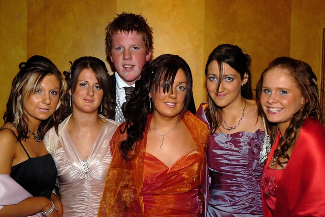 Jenifer, Claire , Rachel, Laura, Louise and Ryan who were in attendance at Cookstown High School formal in 2006.