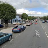 Mid Ulster Pride parade will make its way along James Street in Cookstown on Saturday afternnon. Credit: Google Maps