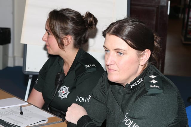 Some of the PSNI officers who attended the Reference, Engagement and Listening (REaL) event.